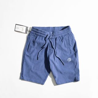 Quần short nam vải nhung in LOGO - WINS (560)