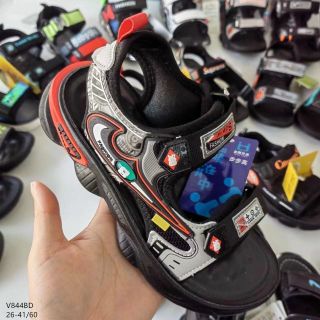 Sandal trẻ em màu đen quai ngang mềm đẹp V844