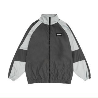 Áo khoác dù bomber phối, chất dù 2 lớp nam nữ mặc đều đẹp. Giá - giá bán buôn