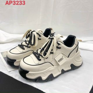 Giày thể thao nữ Phối 2 dây buộc cá tính