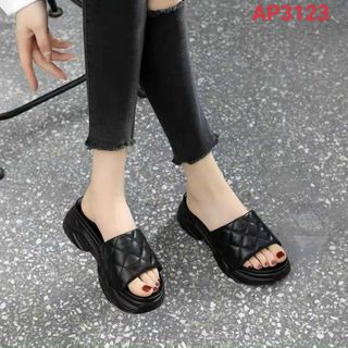 Dép nữ quai ngang đế bánh mỳ êm chân