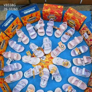 Sandal trẻ em quai ngang đế mềm êm chân V855