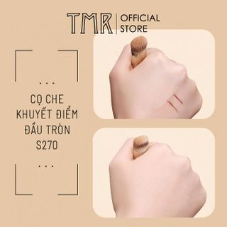 Cọ Che Khuyết Điểm Đầu Tròn S270 TMR, Che vết thâm mụn, quầng thâm, Che khuyết điểm dễ dàng