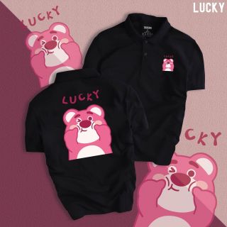Áo Thun Polo Gấu Lotso chất cá sấu polyester 4 chiều