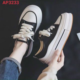 Giày thể thao nữ dáng bacsic đế cao đẹp