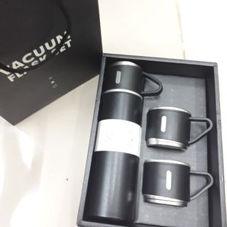 BỘ BÌNH GIỮ NHIỆT VACUUM FLASK SET 500ML TẶNG KÈM 2 CỐC UỐNG NƯỚC