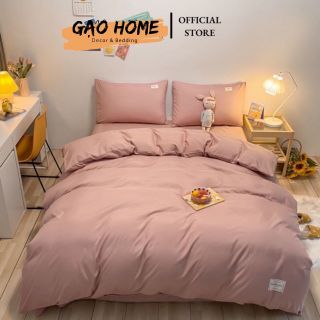Bộ Chăn Ga Gối Cotton Tici Dành Cho Homestay, Khách Sạn, Căn Hộ Dịch Vụ Mới Nhất Nhập Khẩu Cao Cấp Mềm Mịn CÓ VỎ CHĂN - KiMi Decor 02