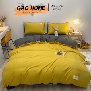 Bộ Chăn Ga Gối Cotton Tici Dành Cho Homestay, Khách Sạn, Căn Hộ Dịch Vụ Mới Nhất Nhập Khẩu Cao Cấp Mềm Mịn CÓ VỎ CHĂN - KiMi Decor 02