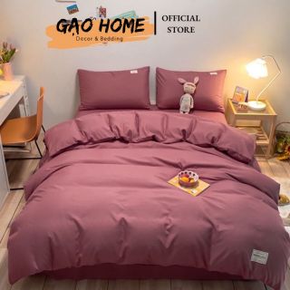 Bộ Chăn Ga Gối Cotton Tici Dành Cho Homestay, Khách Sạn, Căn Hộ Dịch Vụ Mới Nhất Nhập Khẩu Cao Cấp Mềm Mịn CÓ VỎ CHĂN - KiMi Decor 02