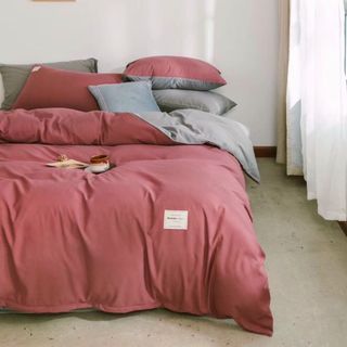Bộ chăn ga gối cotton tici dành cho homestay, khách sạn, căn hộ dịch vụ mới nhất Nhập Khẩu Cao Cấp Mềm Mịn CÓ VỎ CHĂN - KiMi Decor HCM