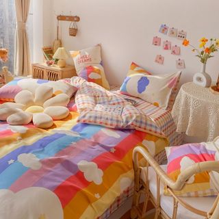 Bộ Chăn Ga Gối Cotton Korea Mới Nhất Cao Cấp Mềm Mịn CÓ VỎ CHĂN PV10 - KiMi Decor 08