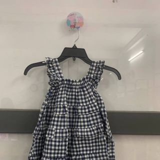 Thời trang bé gái - Đầm caro 4 tầng phong cách Hàn Quốc.