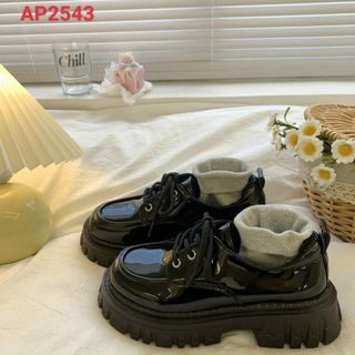 Giày Boots Nữ Da Mềm Buộc Dây Cổ Ngắn Hàng Loại Đẹp