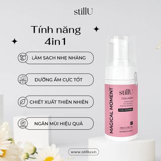 Dung dịch vệ sinh phụ nữ tạo bọt stillU hương ngọt ngào Magical Moment 100ml