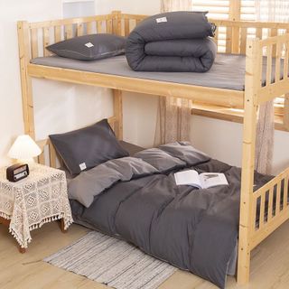Bộ Chăn Ga Gối Cotton Tici Dành Cho Homestay, Khách Sạn, Căn Hộ Dịch Vụ Mới Nhất Nhập Khẩu Cao Cấp Mềm Mịn CÓ VỎ CHĂN - KiMi Decor 06