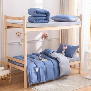 Bộ Chăn Ga Gối Cotton Tici Dành Cho Homestay, Khách Sạn, Căn Hộ Dịch Vụ Mới Nhất Nhập Khẩu Cao Cấp Mềm Mịn CÓ VỎ CHĂN - KiMi Decor 06
