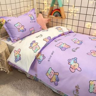 Bộ Chăn Ga Gối Cotton Dành Cho Homestay, Căn Hộ Dịch Vụ, Khách Sạn Chất Liệu Cotton Korea Mới Nhất Cao Cấp Mềm Mịn CÓ VỎ CHĂN - KiMi Decor HCM