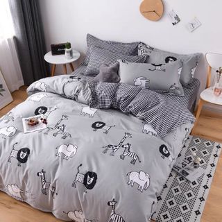 Bộ Chăn Ga Gối Cotton Korea Nhập Khẩu, Drap Giường Đẹp Mới Nhất SET VỎ CHĂN - KiMi Decor