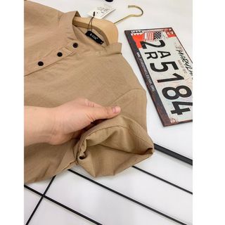 Bộ đũi nam cộc tay cổ tàu Innoman chất đũi Thái , form chuẩn mặc mát lạnh, nhiều màu lựa chọn