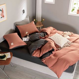 Bộ Chăn Ga Gối Cotton Tici Trơn Cho Khách Sạn, Homestay, Căn Hộ Dịch Vụ Mới Nhất Nhập Khẩu Cao Cấp Mềm Mịn CÓ VỎ CHĂN - KiMi Decor HCM