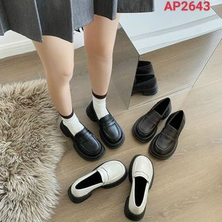 Giày lười nữ chất da mềm đẹp sành điệu