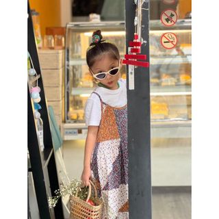 Siêu phẩm thời trang bé gái - Đầm 2 dây phong cách Vintage.