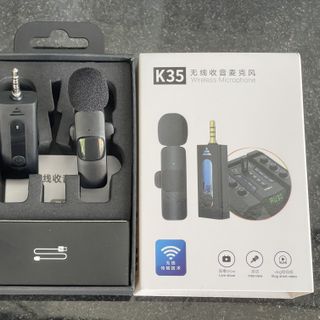 Micro không dây K35 lọc ồn thông minh kết nối jack 3.5  (1 mic) đa dụng Bán buôn - bán sỉ giá sỉ