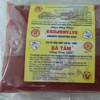 Bột Màu Gạch Tôm Bà Tám ( Ông Tám Chà ) gói 500g giá sỉ
