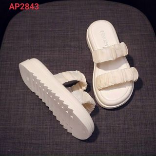 Dép nữ quai ngang nhún đế xuồng mới siêu xinh