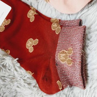 VỚ CỔ VỪA KIM TUYẾN HỌA TIẾT CHUỘT MICKEY
