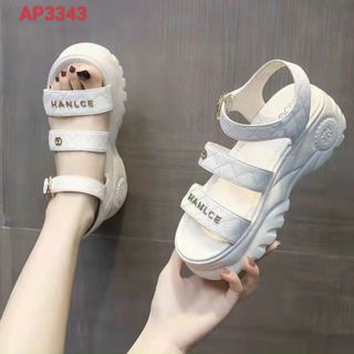 Sandal nữ đế bánh mỳ cao 2 quai ngang đẹp giá sỉ