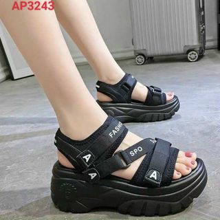 Sandal nữ đế bánh mỳ quai ngang chéo đẹp