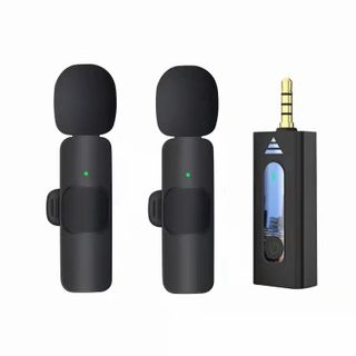 Micro không dây K35 lọc ồn thông minh kết nối jack 3.5 (2 mic) đa dụng Bán buôn - bán sỉ giá sỉ