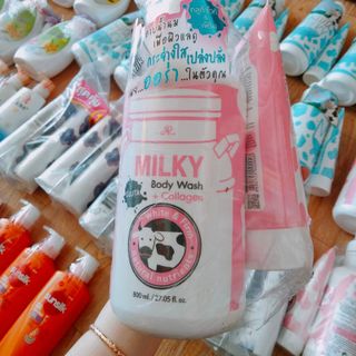Sữa tắm Gluta Milky Thái Lan 800ml Tặng Sữa Rửa Mặt
