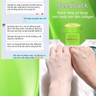 Kem trắng da body kén tằm collagen NDK