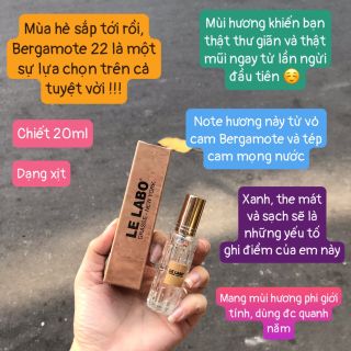 Nước Hoa Chiết Xịn 20ml