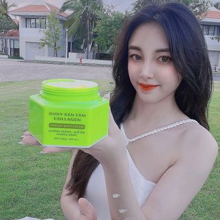 Kem trắng da body kén tằm collagen NDK