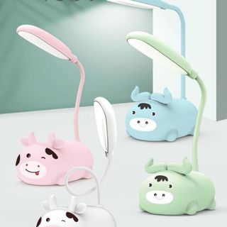 Đèn Học Để Bàn Hình Bò Sữa