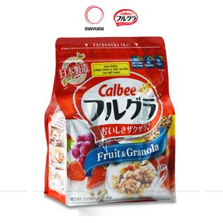 Ngũ Cốc Trái Cây Calbee Frugra Nhật Bản 482g