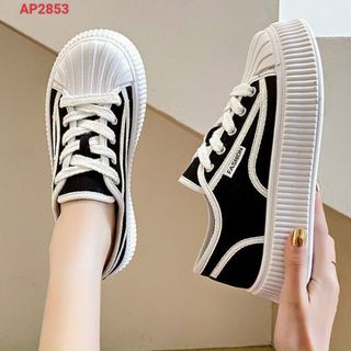 Giày thể thao nữ dáng bacsic mũi vỏ xò đẹp