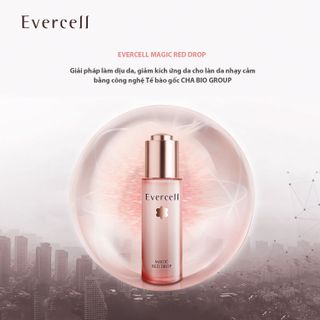 Ampoule giảm kích ứng, phục hồi đỏ da, giảm viêm mụn Công nghệ Tế bào gốc Evercell Magic Red Drop 30ml giá sỉ