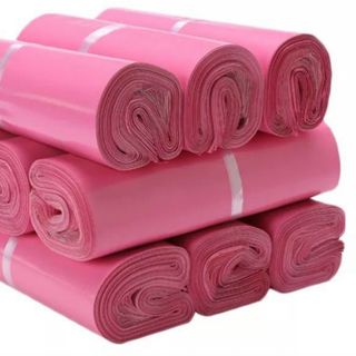 Túi niêm phong hồng trơn 28×42 giá sỉ