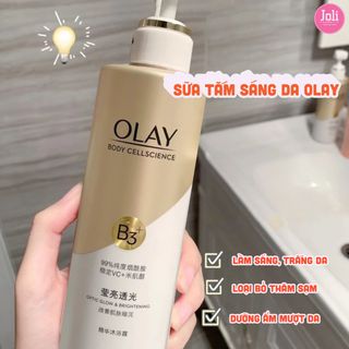 Sữa Tắm Siêu Dưỡng Trắng Da Olay Vitamin C + B3 Bản Trung, Cấp Ẩm Và Đàn Hồi Cho Da Hiệu Quả 500ml