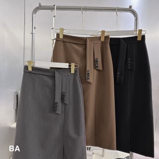 Chân Váy Dáng A Đính Now Khuy 2 Lớp