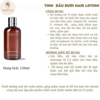 Combo VIJULLY 3 In 1 Gồm (Dầu Gội Bưởi, Dầu Xã, Tinh Dầu Bưởi) Giúp Cải Thiện Các Vấn Đề Tóc Rụng Xơ