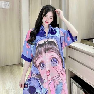 Váy Ngủ somi vải Lụa Mango/ Latin cao cấp form rộng - Đầm Ngủ