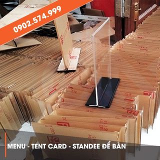 Kệ menu T A4 - Khổ đứng