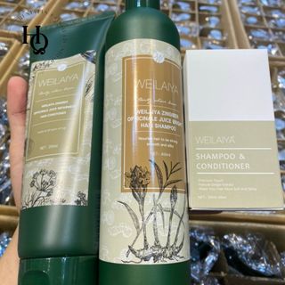 gội xả gừng nâu hà thủ ô weilaiya