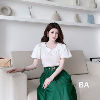 Chân Váy Xòe Công sở xếp Ly Đai Hàng công sở cao cấp