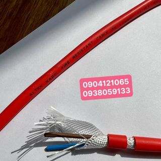 Cáp chống cháy 2 lõi x 1.0mm/1.5mm/2.5mm + amiang + E